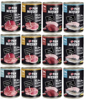 PAN MEAT Mokré krmivo pre psov Morka jeleň 400g